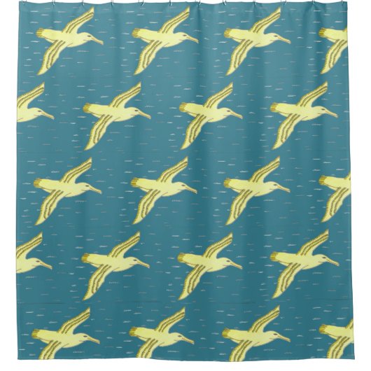 Albatross Shower Curtain Douchegordijn (Voorkant)