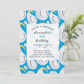 Albatross verjaardagsfeest kaart (Staand voorkant)