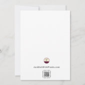 Albatross verjaardagsfeest kaart (Achterkant)