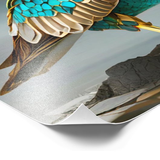 Albatrosseiland Lemuria Toroa Motu Being Foto Afdruk (Hoek)