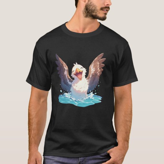 Albatrossen Liefhebbers Albatros T-shirt (Voorkant)