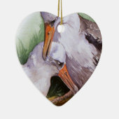 Albatrosses in Love Valentijn Ornament (Rechts)