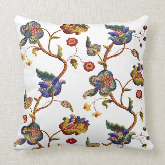 Albemarle Traditional Jacobean Embroidery Pillow Kussen