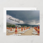 Albena strand, Bulgarije briefkaart (Voorkant / Achterkant)