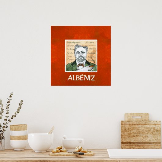Albeniz poster (Keuken)
