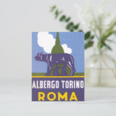 Albergo Torino Briefkaart (Staand voorkant)