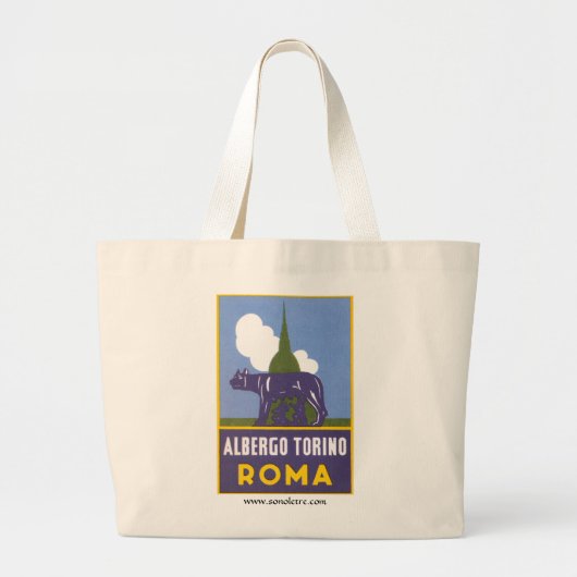 Albergo Torino Grote Tote Bag (Voorkant)