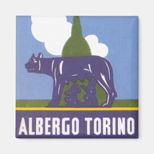 Albergo Torino Magneet (Voorkant)
