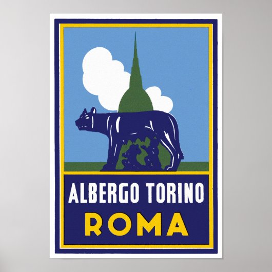 Albergo Torino Roma Poster (Voorkant)