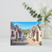 Alberobello Italië Briefkaart (Staand voorkant)