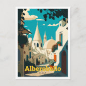 Alberobello Italië Reizen  Illustratie Briefkaart (Voorkant)