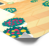 Alberobello Italië Reizen Kunst Vintage Poster (Hoek)