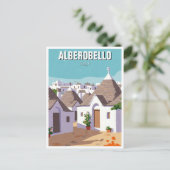 Alberobello Italië Trulli huizen Reizen abstract Briefkaart (Staand voorkant)