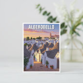 Alberobello Italië Trulli huizen Reizen Briefkaart (Staand voorkant)