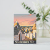  Alberobello Italië Trulli huizen Reizen Briefkaart (Staand voorkant)