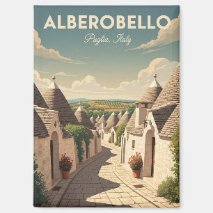Alberobello Italië Trulli huizen Reizen Magneet