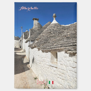 Alberobello trulli in Italië, Bari reizen Magneet