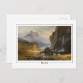 Albert Bierstadt #108 - Kunstmatig Briefkaart (Voorkant / Achterkant)