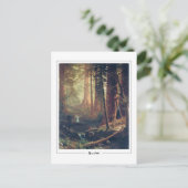 Albert Bierstadt #113 - Kunstmatig Briefkaart (Staand voorkant)