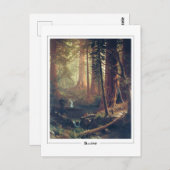 Albert Bierstadt #113 - Kunstmatig Briefkaart (Voorkant / Achterkant)