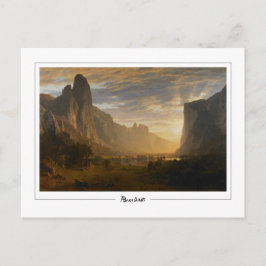 Albert Bierstadt #121 - Kunstmatig Briefkaart