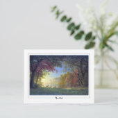 Albert Bierstadt #134 - Kunstmatig Briefkaart (Staand voorkant)