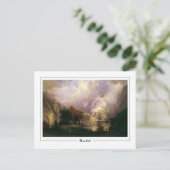 Albert Bierstadt #136 - Kunstmatig Briefkaart (Staand voorkant)