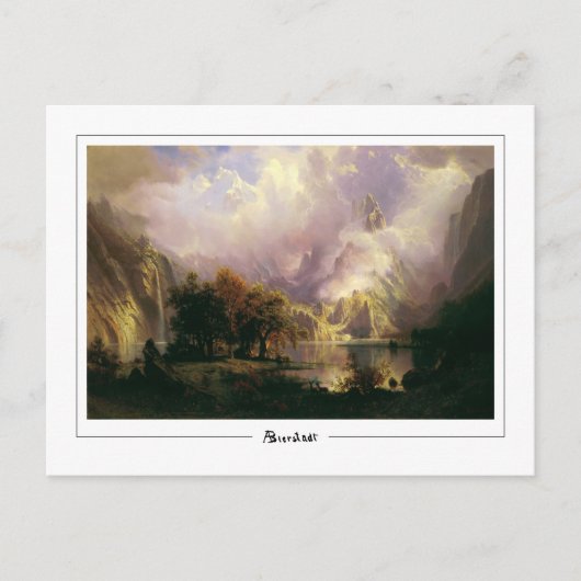 Albert Bierstadt #136 - Kunstmatig Briefkaart (Voorkant)