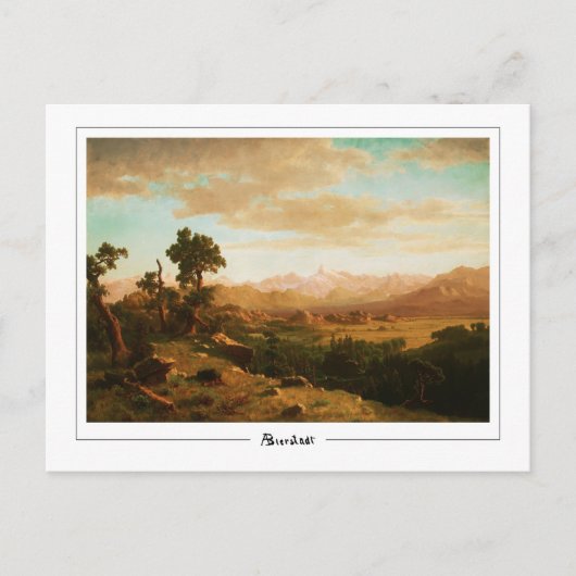 Albert Bierstadt #14 - Kunstmatig Briefkaart (Voorkant)