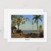 Albert Bierstadt #196 - Kunstmatig Briefkaart (Voorkant / Achterkant)