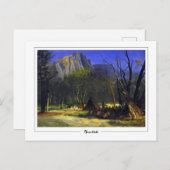 Albert Bierstadt #206 - Kunstmatig Briefkaart (Voorkant / Achterkant)