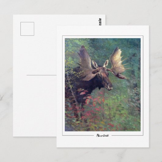 Albert Bierstadt #225 - Kunstmatig Briefkaart (Voorkant / Achterkant)