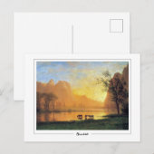 Albert Bierstadt #229 - Kunstkaart Briefkaart (Voorkant / Achterkant)