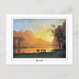Albert Bierstadt #229 - Kunstmatig Briefkaart