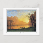Albert Bierstadt #229 - Kunstmatig Briefkaart (Voorkant)