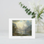 Albert Bierstadt #298 - Kunstmatig Briefkaart (Staand voorkant)
