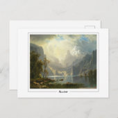 Albert Bierstadt #298 - Kunstmatig Briefkaart (Voorkant / Achterkant)