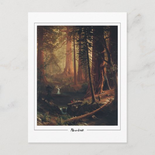 Albert Bierstadt #4 - Briefkaart met fijne kunst (Voorkant)