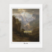 Albert Bierstadt #52 - Kunstmatig Briefkaart (Voorkant)