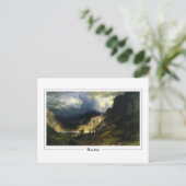 Albert Bierstadt #60 - Kunstmatig Briefkaart (Staand voorkant)