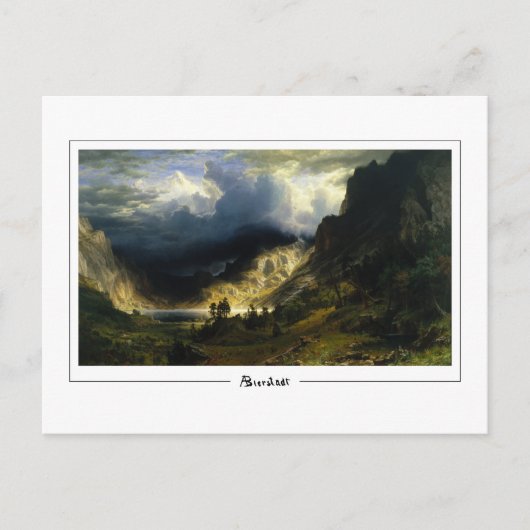 Albert Bierstadt #60 - Kunstmatig Briefkaart (Voorkant)