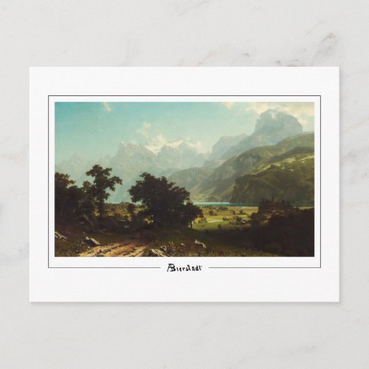 Albert Bierstadt #70 - Kunstmatig Briefkaart (Voorkant)