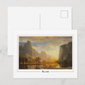 Albert Bierstadt #86 - Kunstkaart Briefkaart (Voorkant / Achterkant)