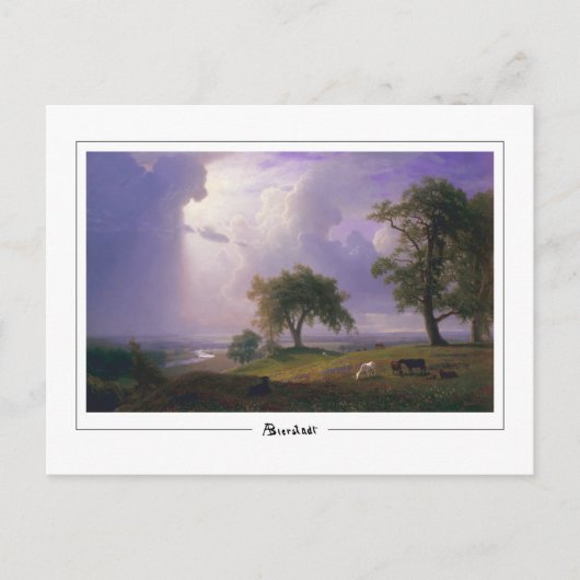 Albert Bierstadt #99 - Briefkaart met fijne kunst (Voorkant)