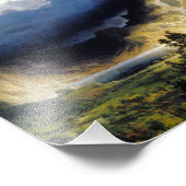 Albert Bierstadt A Storm in de Rocky Mountains Foto Afdruk (Hoek)