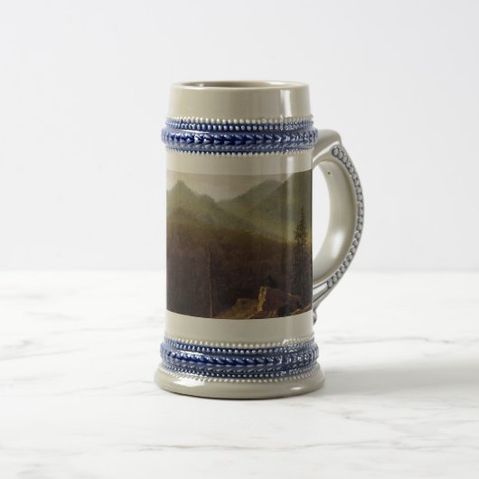 Albert Bierstadt - Beren in de wilde natuur Bierpul (Voorkant rechts)