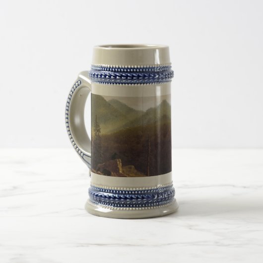 Albert Bierstadt - Beren in de wilde natuur Bierpul (Voorkant links)