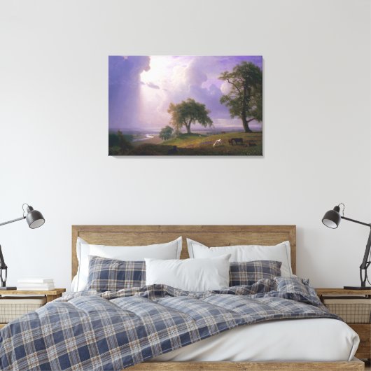 Albert Bierstadt California Spring Canvas Afdruk (Insitu (Slaapkamer))