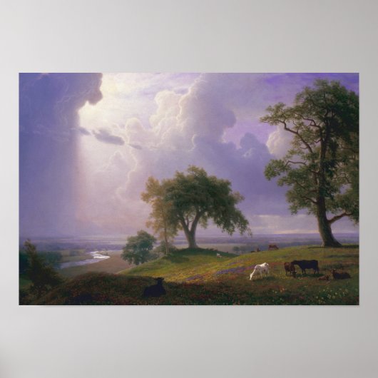 Albert Bierstadt - California Spring Poster (Voorkant)