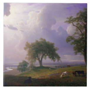 Albert Bierstadt - California Spring Tegeltje